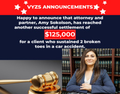VYZ Law Office Recovery For Client